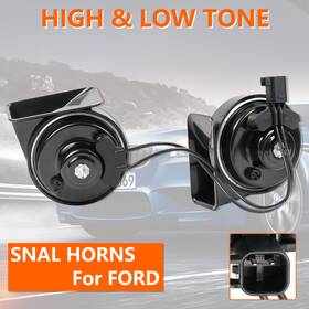 110-125db Xukey 1815233 Loud High Low Tone Snail Horn For Ford Mustang Ecosport Espace