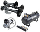 Xxxwol847-858 Wolo Siberian Express Pro Black Train Horn Kit