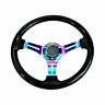 Yc100437-bk Unbranded Car Racing Steering Wheel Abs Deep Dish Drifting Neo