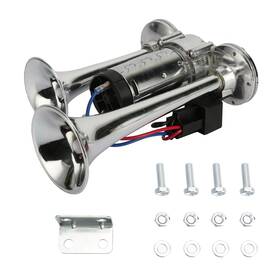Yesbay 674684280045 600db Super Loud Dual Electric Air Horns Kit Compressor For Car Truck Boat