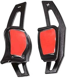 B0030108 Yonghong Steering Wheel Paddle Extensions Shifter Kit Compatible Black Shiny