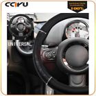Z11600311g Zegale Universal Durable Black Pvc Leather Auto Car Steering Wheel