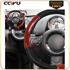 Z11600511g Zegale Durable Black Brown Wood Grain Pvc Leather Vehicle Steering