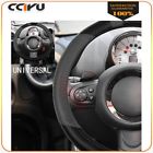 Z11602211g Zegale New Durable Black Grey Pvc Leather Auto Car Steering
