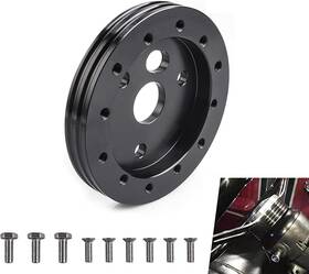 Zb194 Zbgun 1 Pc 0.5 Inch Steering Wheel Hub Adapter Conversion Spacer Metal Alloy Car Black