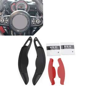 Zdl-kabusikikaisya1989 420025657681 Steering Wheel Paddle Shifter Extension Fit Bmw Mini F54 F55 F56 F57 F60 Black