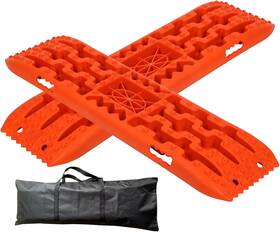 Kca008 Zemiro Charge Off-road Traction Boards With Jack Lift Base 2pcs Recovery Tracks For Orange