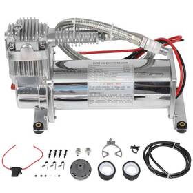 11254070 Zonemotive Silver Air Compressor Kit For Train Horns 200psi 12v Horn Suspension