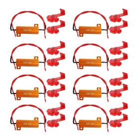 Zudksuy 784115151771 8-pack 50w 6ohm Led Load Resistors Automotive Replacement For Flick