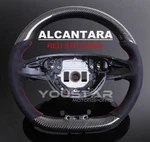 Genuine Carbon Alcantara Suede & Amg Shift Paddle Steering Wheel For Mercedes. Fixed Price $499.00.