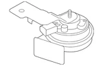Genuine Audi High Note Horn 8V0-951-209-C. Fixed Price $141.60.