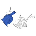 For Jeep Renegade 2015-2023 68530110AA Horn. Fixed Price $52.35.