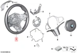 Genuine Bmw G20 G21 G22 G23 G26 316D Sport Steering Wheel 32308746689. Fixed Price $1284.55.