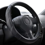 Elantrip Sport Leather Steering Wheel Cover 14 1/2 - 15 Inch, Black. Fixed Price $17.09.