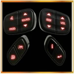 Gm Chevrolet Steering Wheel Buttons Controls Switches With Red Leds New 2003-06. Fixed Price $95.00.
