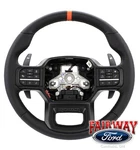 22 Thru 24 F-150 Oem Ford Leather Heated Steering Wheel Raptor Paddle Shift. Fixed Price $435.95.