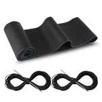 Car Genuine Leather Steering Wheel Cover, Diy Sewing With Glossy, Black. Fixed Price $15.17.