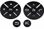 08-11 Mercedes Steering Wheel Button Cover E350 C300 C350 E550 S550 C63 Amg. Fixed Price $24.99.