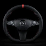 Mercedes-benz W204 2007 Sports Perforated Leather Steering Wheel. Fixed Price $320.00.