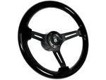 1960-74.5 Vw Volkswagen Beetle Bug Black Wood Steering Wheel Kit 14". Fixed Price $369.99.