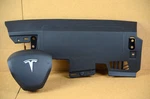 2017-2023 Tesla Model Driver Steering Wheel & Left Knee Airbag Set Pair Oem. Fixed Price $699.99.