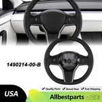 Steering Wheel For Tesla Model 3 Y Driver Heated Leather Black 1490214-00-B. Fixed Price $195.00.