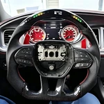 Led Carbon Fiber Steering Wheel For Dodge Charger Durango Srt 15-23 Usa Stock.. Fixed Price $499.00.