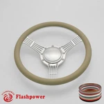 14" Billet Steering Wheels Half Wrap Banjo Wrangler Yj Cherokee Jeep W/ Horn. Fixed Price $155.50.