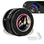 Car Steering Wheel Black Quick Release Hub Adapter Snap Off Boss Kit Universal. Fixed Price $24.88.
