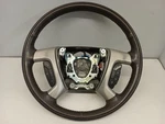 07-14 Escalade Brown Leather Woodgrain Steering Wheel W/buttons Genuine 11924581. Fixed Price $199.69.