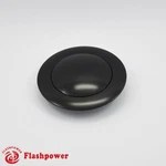 Flashpower Billet Aluminum Steering Wheel Horn Button Big Plain Black Anodized. Fixed Price $40.50.