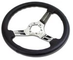 Corvette C3 Steering Wheel Black Leather/chrome Spoke 1968-1982. Fixed Price $115.99.