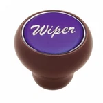 United Pacific 23557 Dash Knob, "wiper" Wood Deluxe, Purple Glossy Sticker. Fixed Price $32.97.