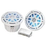 Poly-planar 8" Round Waterproof Blue Led Lit #MA-OC8. Fixed Price $64.49.