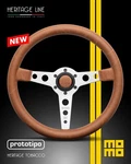 Momo Prototipo Tobacco Heritage Steering Wheel 350MM Leather Vprohertob. Fixed Price $285.00.