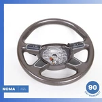 11-18 Audi D4 A8L Steering Wheel W/ Paddle Shifters Brown 4H0419091BA Oem. Fixed Price $83.00.