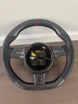 Porsche 991 981 997 987 911 Cayman Carbon Fiber Sport Design Steering Wheel Read. Fixed Price $950.00.