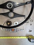 17" Steering Wheel 1967 Jaguar 420 With All Horn Parts & Nuts.. Fixed Price $200.00.