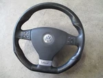 3-SPOKE Sport Steering Wheel Vw Golf 5 Gti Leather Multifunction 1K0419091AN. Fixed Price $464.75.
