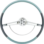 Oer Two-tone Blue Steering Wheel W/ Chrome Horn 1965-1966 Chevrolet Impala. Fixed Price $309.98.