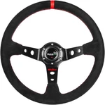 Rastp Universal Racing Steering Wheel Suede Deep Dish 13.58 /345MM 6 Red. Fixed Price $80.99.