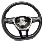 Passat Volkswagen Leather Steering Wheel W/ Switches Oem 2017-2019. Fixed Price $133.62.