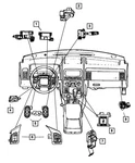 Genuine Mopar Remote Radio Switch Left 56042313AB. Fixed Price $56.43.