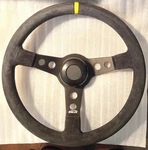 52-4316 GT3 Steering Wheel Drift Design, Suede, Black W/horn Button- Brand New. Fixed Price $80.00.