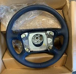 Nib Genuine Porsche Dark Blue Leather 4-SPOKE Steering Wheel 99334780453H24. Fixed Price $899.99.