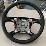 07-08 Gmc Acadia Steering Wheel Leather Grip Black 15813150 Used Oem. Fixed Price $35.00.