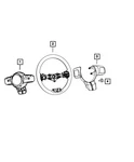 Genuine Mopar Steering Wheel Bezel 1TE62XDVAB. Fixed Price $201.45.