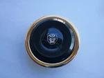 Nardi Single Contact Horn Button - Black With Gold Metal Jaguar Logo Rare. Fixed Price $79.99.