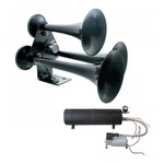 3 Trumpet Train Horn With Air Compressor & Tank. Fixed Price $377.53.