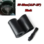 15" Diy Steering Wheel Cover Genuine Leather For 03-06 Chevy Silverado/avalanche. Fixed Price $22.07.